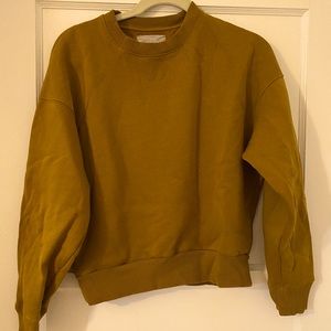 Ever lane sweatshirt in ochre